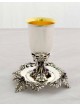 Feuilles Majestic Kiddush Cup avec assiette surélevée, cadeaux de Pâque, Isr
