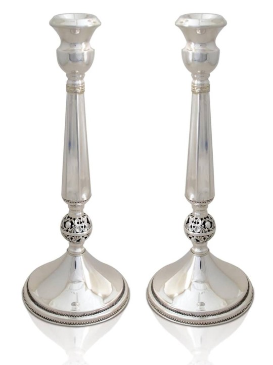 Cand en argent sterling d'inspiration antique néoclassique, argent sterling C