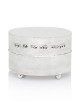 Boîte Etrog traditionnelle en argent martelé avec bénédiction, cadeaux Tu B'Av, I