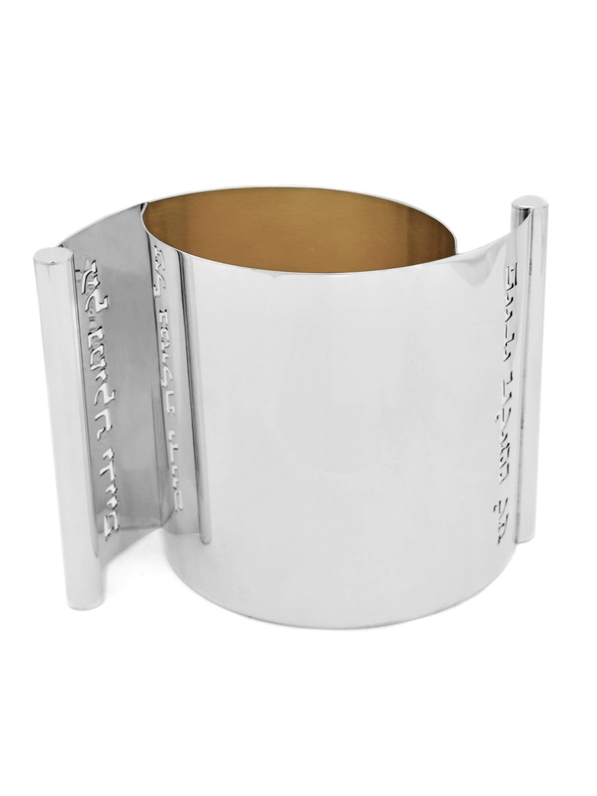 Sterling Silver Arch Washing Cup with Blessing , Modern Washing Cups ,