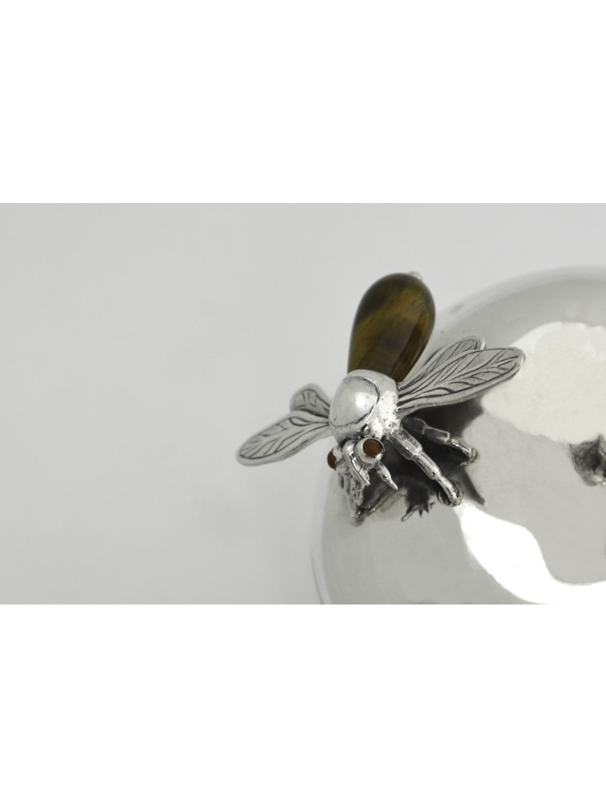 Unique Apple Shaped Honey Dish with Blessing , Tu B'Av Gifts , Israeli