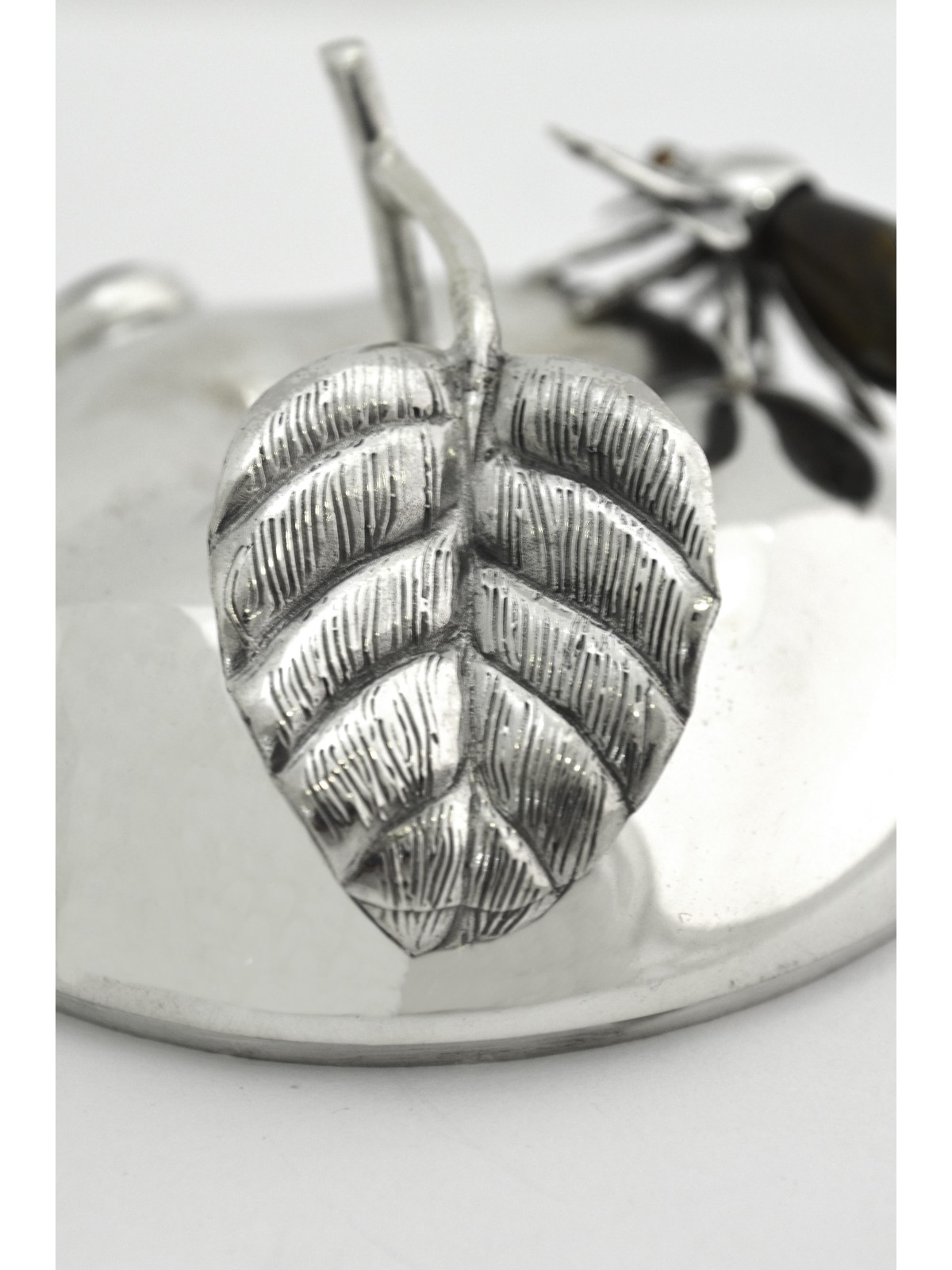 Unique Apple Shaped Honey Dish with Blessing , Tu B'Av Gifts , Israeli
