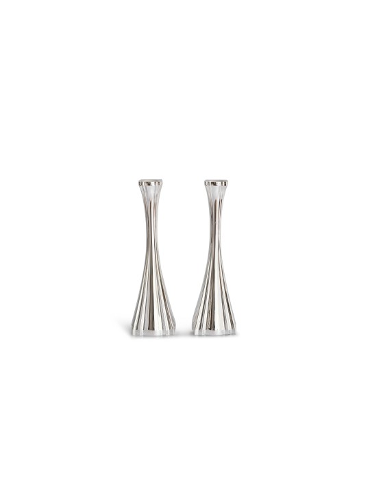 Extra Large Square Modern Sterling Silver Candlest , Sterling Silver C