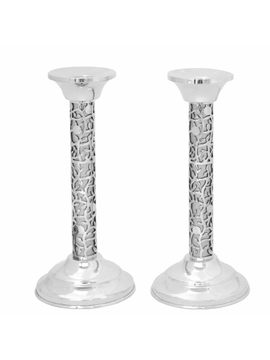 Les grenades colorées ont découpé des chandeliers, Candlesti d'argent sterling