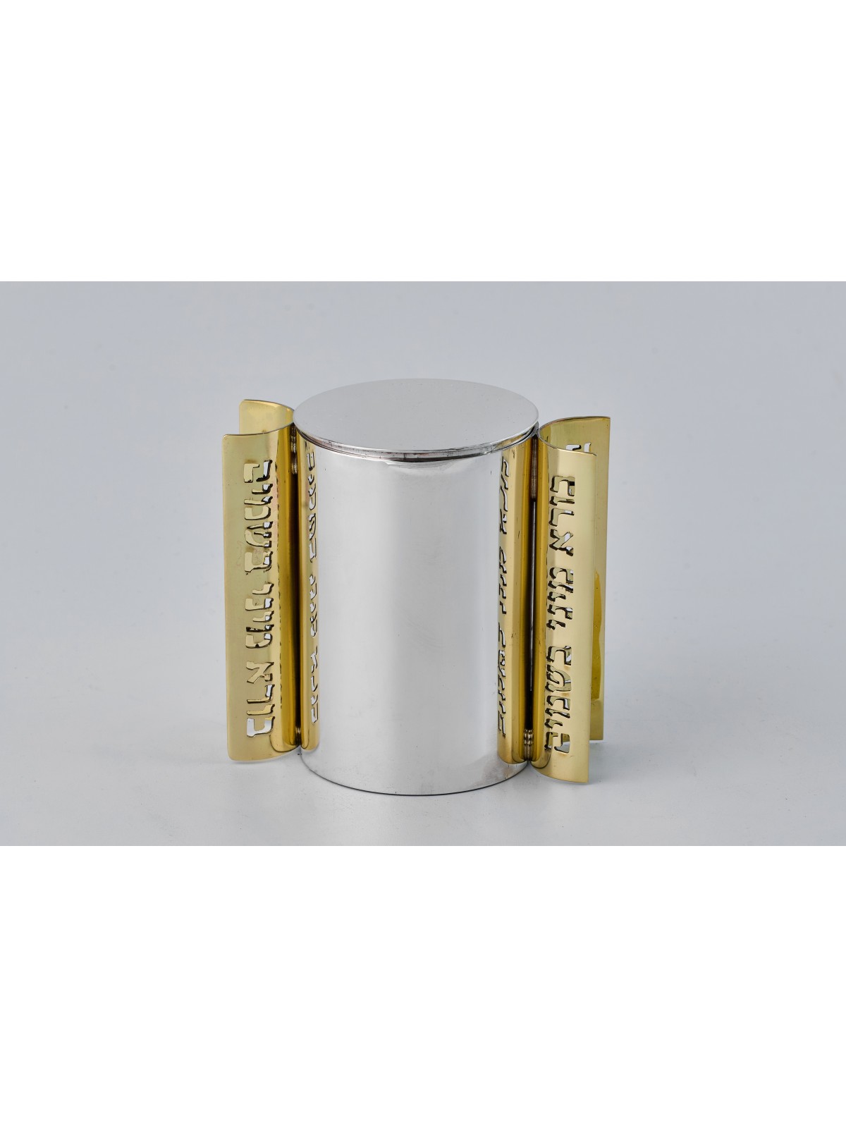 Ensemble Havdallah en argent sterling avec demi-circu en laiton, Havdalah S moderne