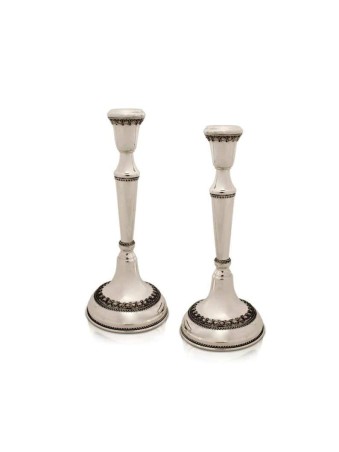 Grands chandeliers en filigrane d'argent sterling 925, canette en argent sterling