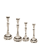 Grands chandeliers en filigrane d'argent sterling 925, canette en argent sterling
