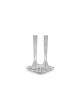 Fashionable Sterling Silver Candlesticks with Leav , Modern Candlestic