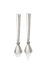 Candlesti contemporain en argent sterling extra large, bougie extra large