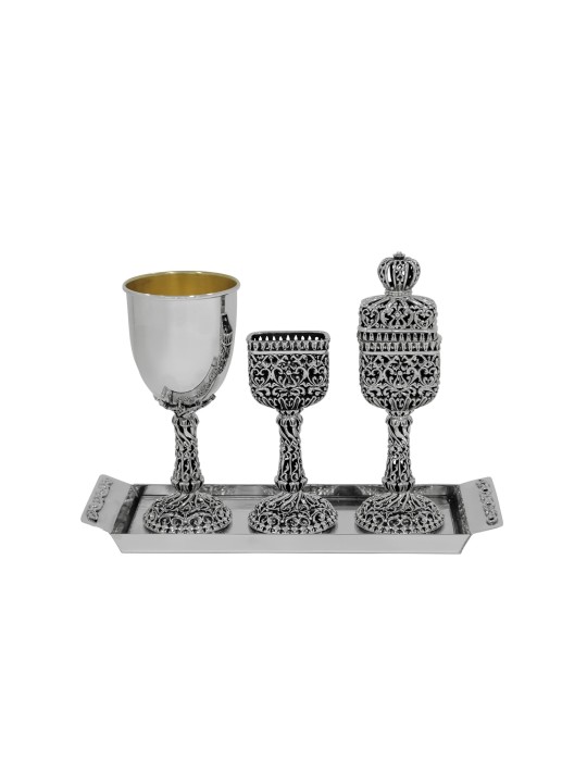 Sterling Silver Filigree Vintage Inspired Havdalah , Tu B'Av Gifts , I