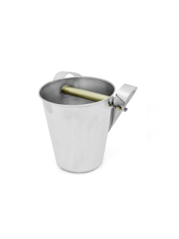 Tasse de lavage en argent et en laiton avec poignées à ailes, tasses de lavage modernes, I