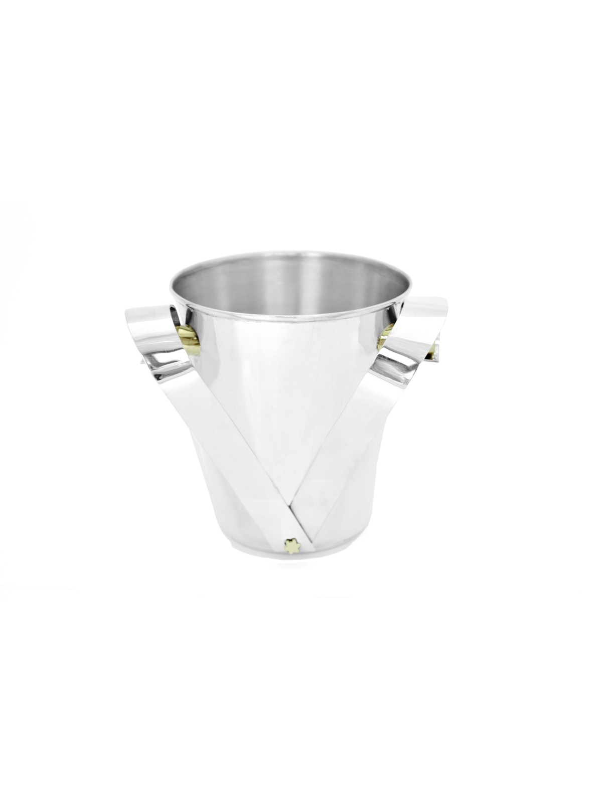 Silver & Brass Washing Cup With Wing Handles , Modern Washing Cups , I