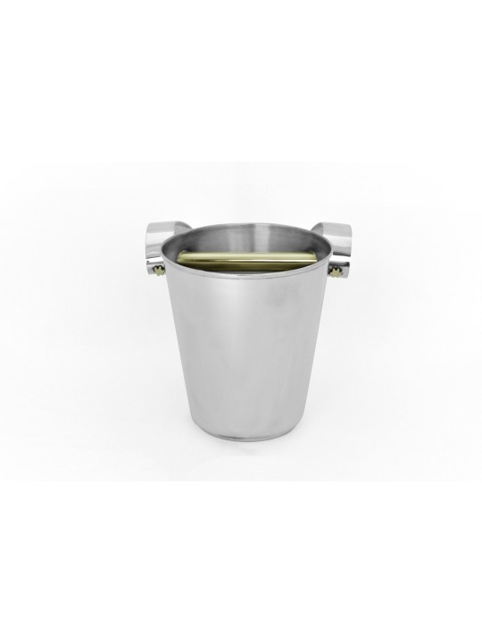 Tasse de lavage en argent et en laiton avec poignées à ailes, tasses de lavage modernes, I