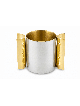 Modern Silver Washing Cup with Pierced Blessing Ar , Passover Gifts ,
