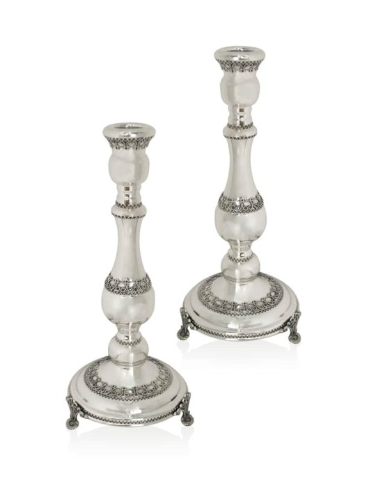 Grands chandeliers en filigrane en argent sterling 925 Wi, argent sterling C