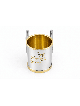 Unique Straight Two Handles Washing Cup from Silve , Passover Gifts ,