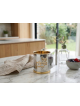 Tasse de lavage unique à deux poignées droites de Silve, cadeaux de Pâque,