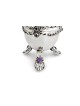 Sterling Silver Etrog Case with Amethyst Stones , Jewish Wedding Gifts