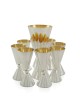 Coupe à vin moderne et 6 tasses à liqueur, cadeaux de Pâque, Judaica israélienne
