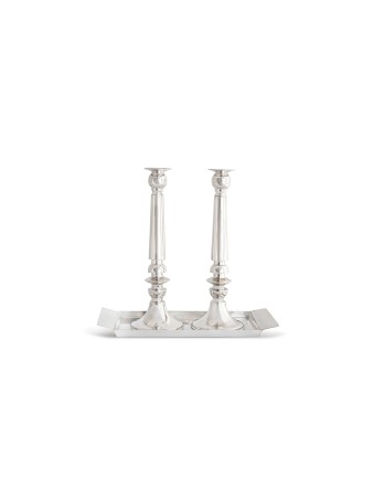 Extra Large Contemporary Sterling Silver Candlesti , Extra Large Candl