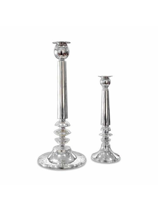 Extra Large Contemporary Sterling Silver Candlesti , Extra Large Candl