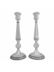 Chandeliers en argent sterling extra larges avec fili, bougie extra large