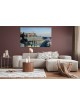 Stunning Original Painting Of The Jerusalem Skylin , Jewish Abstract A