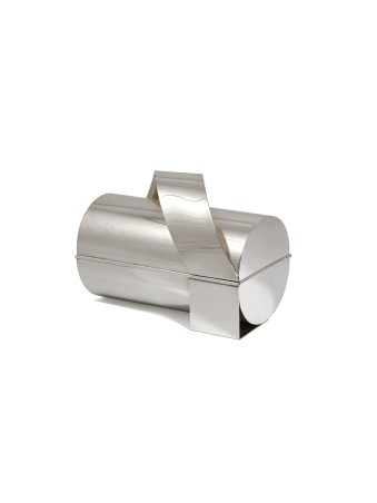 Boîte Etrog ronde moderne spéciale en argent sterling, cadeaux Tu B'Av, Israël