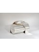 Special Modern Round Sterling Silver Etrog Box , Tu B'Av Gifts , Israe