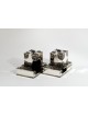 Pierres et filigrane yéménite en argent sterling Tefil, Tefillin et Tefi