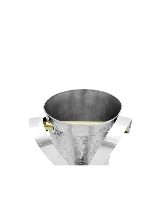Tasse de lavage martelée d’argent et de laiton, tasses de lavage modernes, Israe