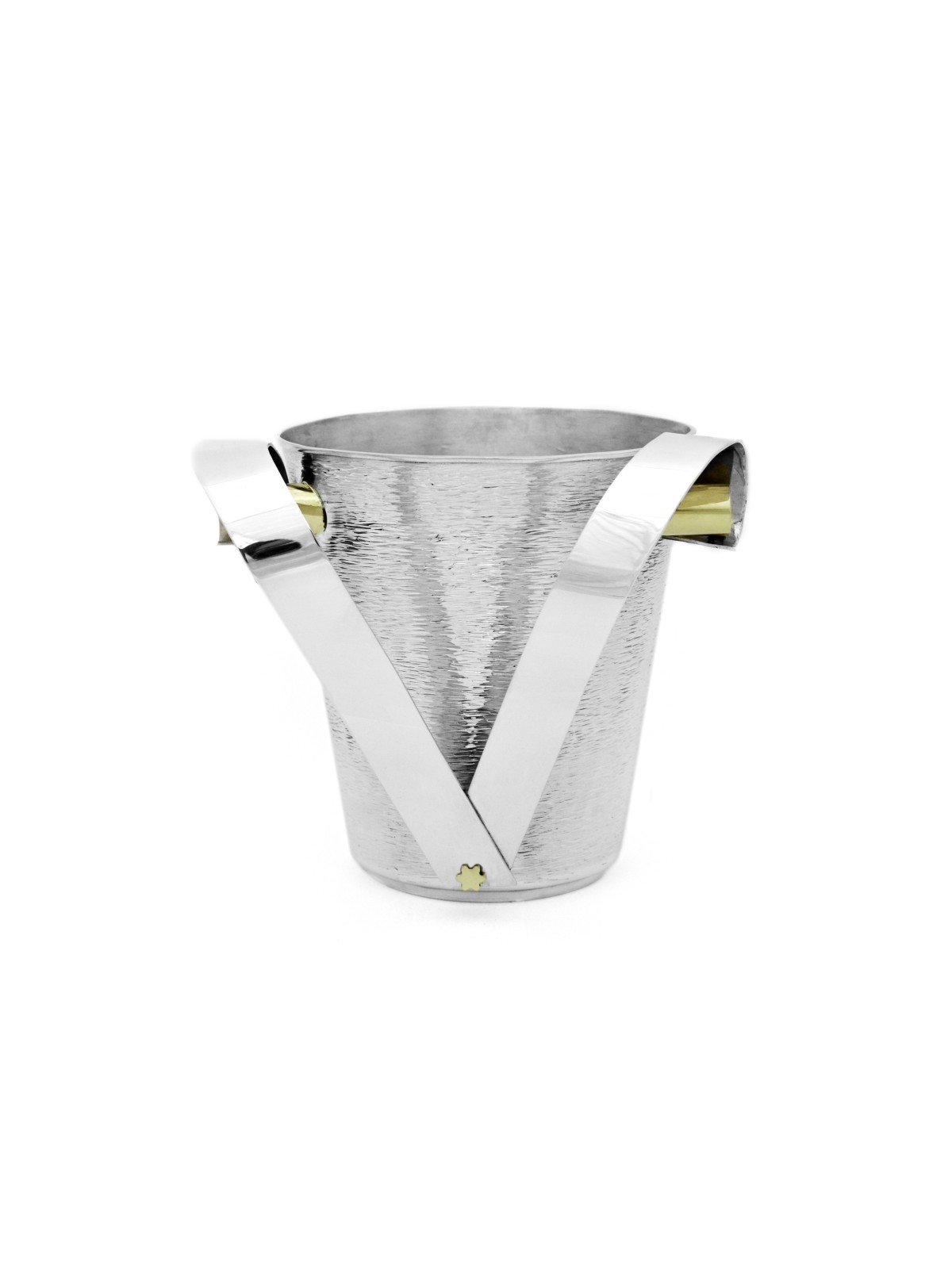 Tasse de lavage martelée d’argent et de laiton, tasses de lavage modernes, Israe
