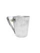 Tasse de lavage martelée d’argent et de laiton, tasses de lavage modernes, Israe