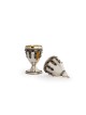 Fabergé Inspiré Sterling Silver Etrog Holder , Cadeaux de mariage juifs ,