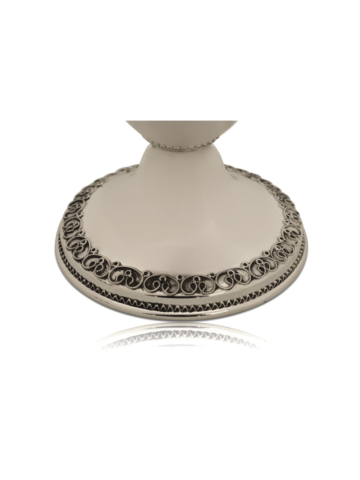 Fabergé Inspiré Sterling Silver Etrog Holder , Cadeaux de mariage juifs ,