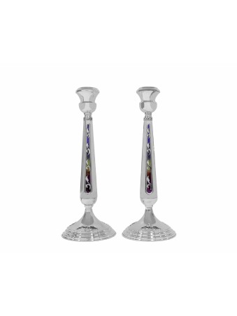 Chandeliers extra larges en argent sterling 925 avec bougie extra large