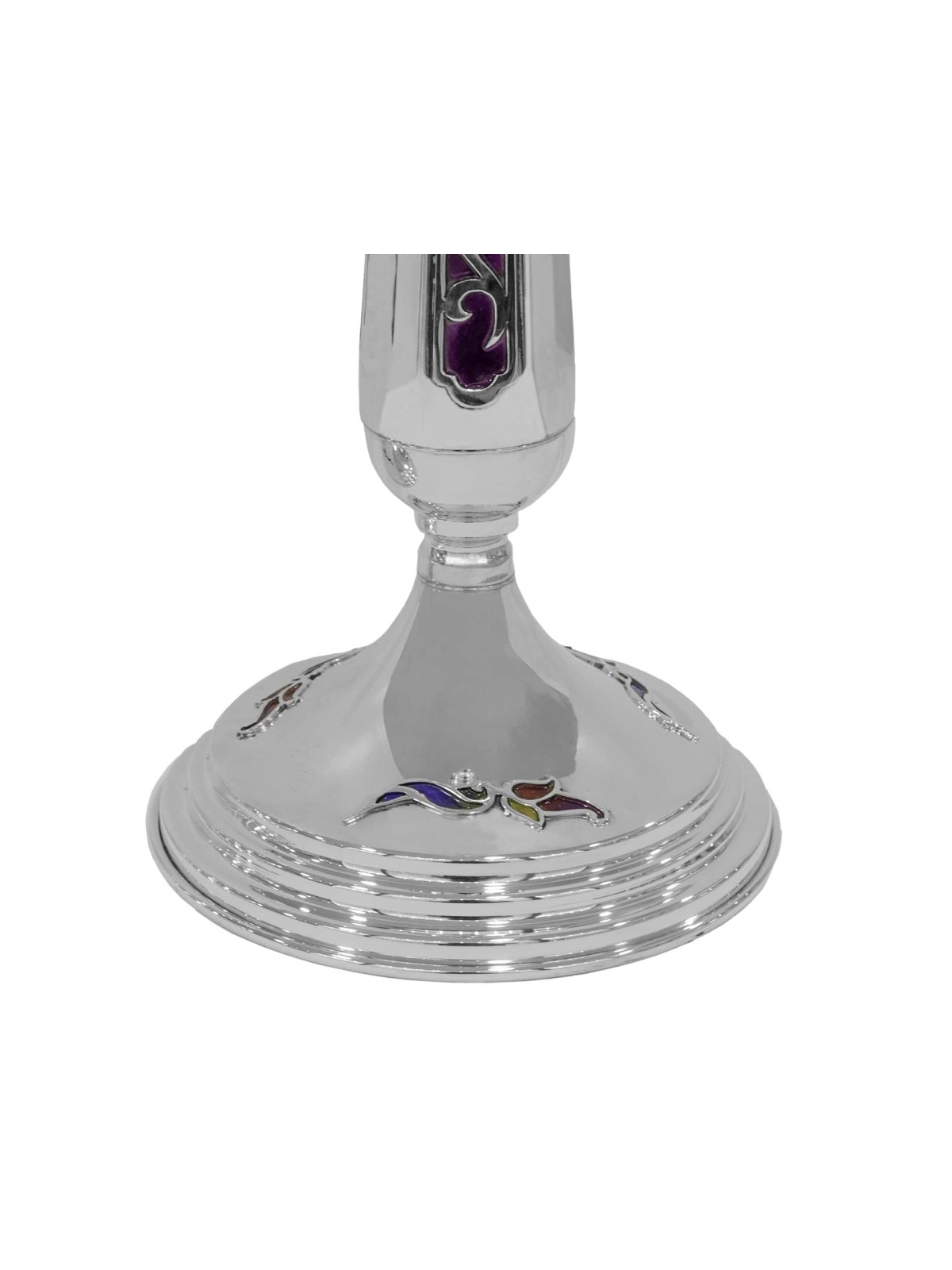 Chandeliers extra larges en argent sterling 925 avec bougie extra large