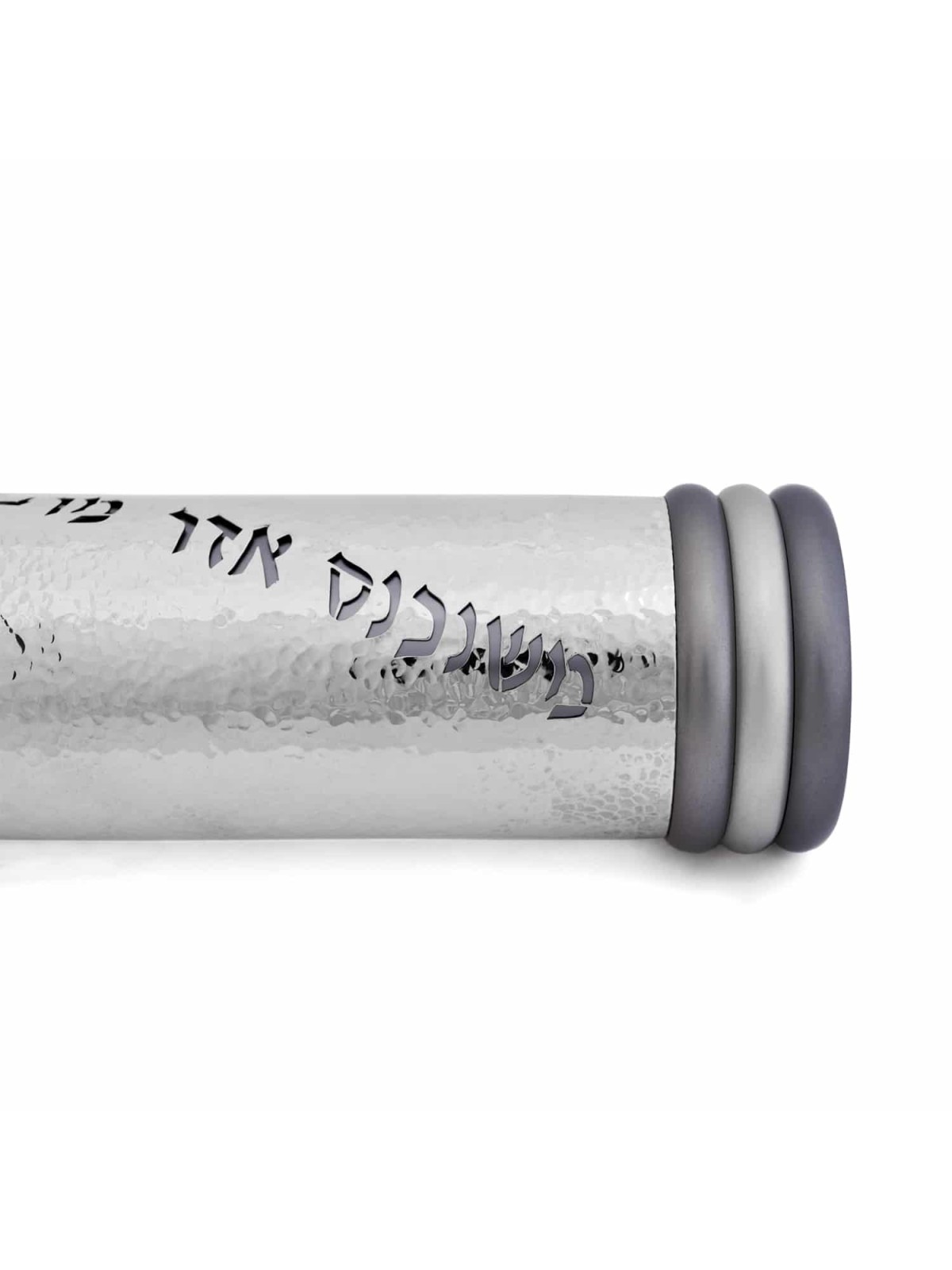 Étui Grand Megillah en argent et aluminium, cadeaux Tu B'Av, Juda israélien