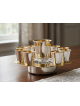 Elegant Reflecting Lettering Silver Kiddush Cups S , Passover Gifts ,