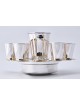 Elegant Reflecting Lettering Silver Kiddush Cups S , Passover Gifts ,