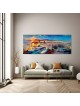 Modern Colourful Abstract Kotel and Temple Mount O , Jewish Abstract A