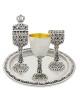 Ensemble traditionnel complet de Havdalah en argent sterling, cadeaux Tu B'Av, Israël