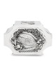 Square Sterling Silver Etrog Box with Intricate De , Tu B'Av Gifts , I