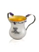 Filigree Washing Cup with Amethyst Stones , Passover Gifts , Israeli J