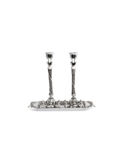Chandeliers spéciaux en argent avec Shabbat Bracha an, cadeaux de Pâque,