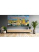 Jerusalem's Golden Glow - Original Walls Of Jerusa , Jewish Abstract A