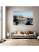 Giant Abstract Style Jerusalem's Tower of David Or , Jewish Abstract A