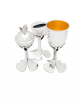 Ensemble Havdalah en argent sterling entièrement moderne, ensembles Havdalah modernes, Isra
