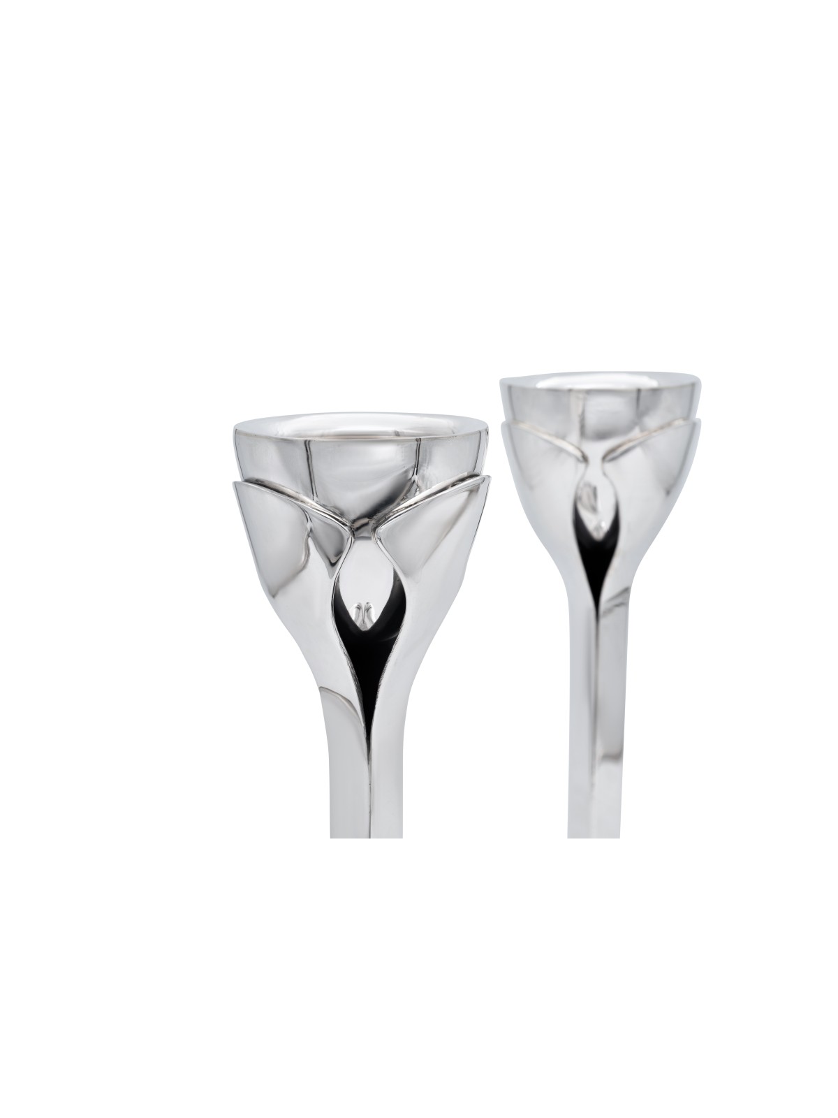 Chandeliers floraux contemporains d'argent sterling, chandeliers modernes