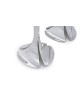 Chandeliers floraux contemporains d'argent sterling, chandeliers modernes